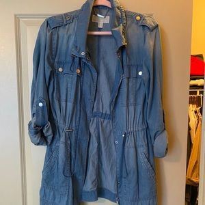 MK light denim jacket